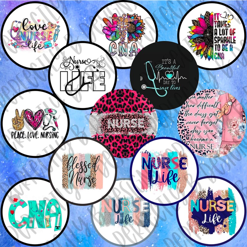 Nurse Life Grab Bag Cardstock Cutouts Cardstock Grab Bag Etsy