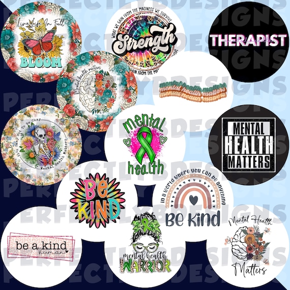 Mental Health Matters | Mental Awareness Grab Bag | In May We Wear Green | Green Ribbon | Circle Cutouts | Car Freshies | Freshie Cardstock