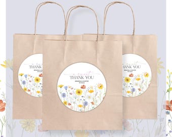 A Sweet Thank You Stickers | Sticker Sheets | Baby Shower Favors | Wedding Favors | Bridal Shower Favors | Party Favors | Love in Bloom