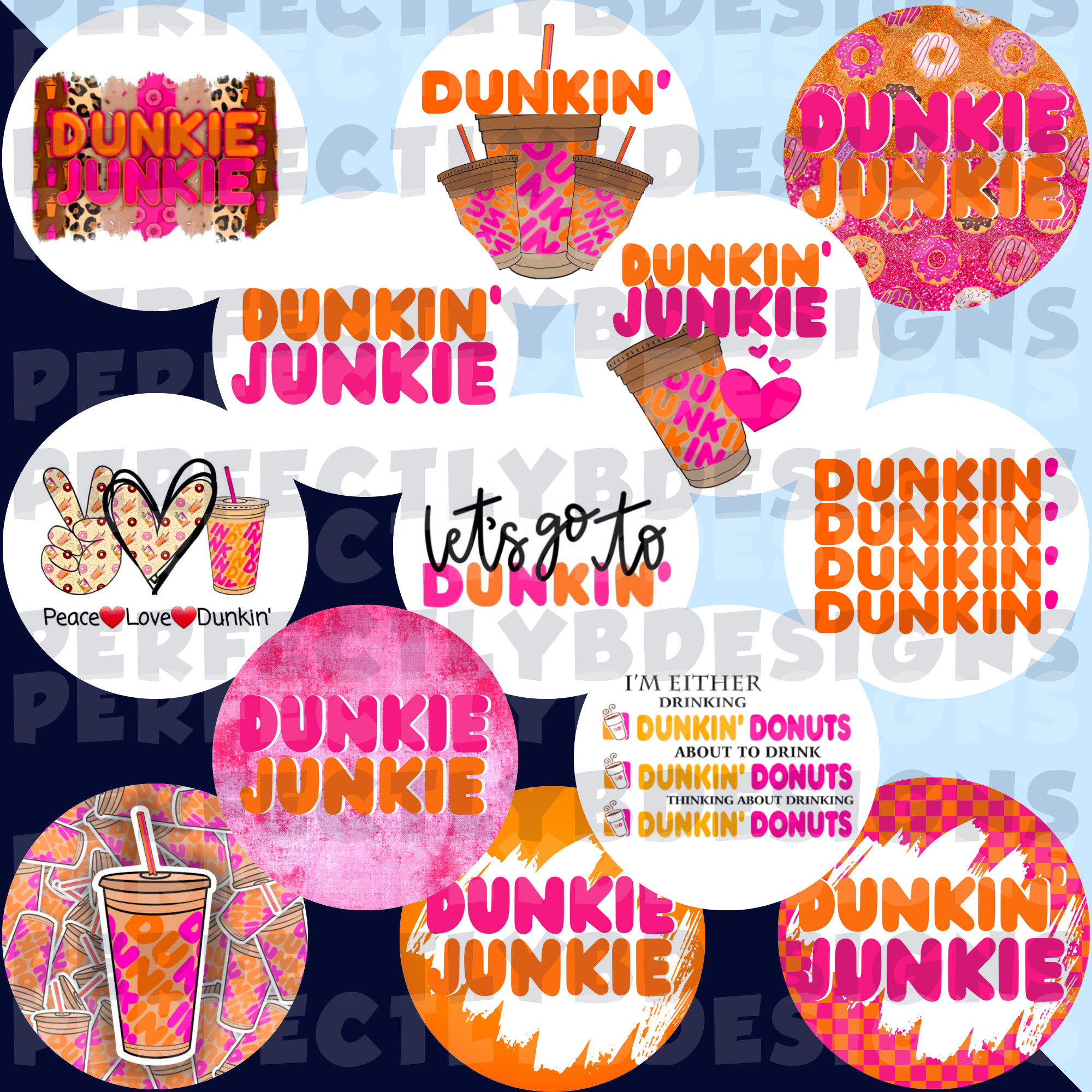 Custom Dunkin Donuts - Etsy