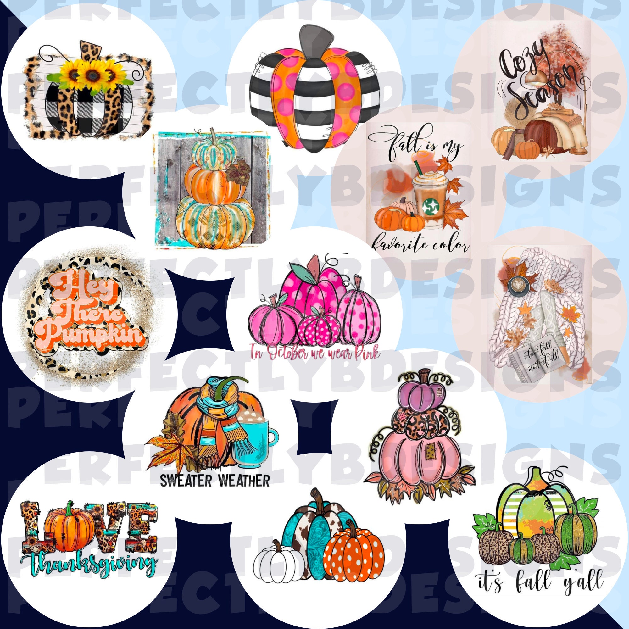 Fall Grab Bag | Circle Cardstock Cutouts | Car Freshies | Freshie ...