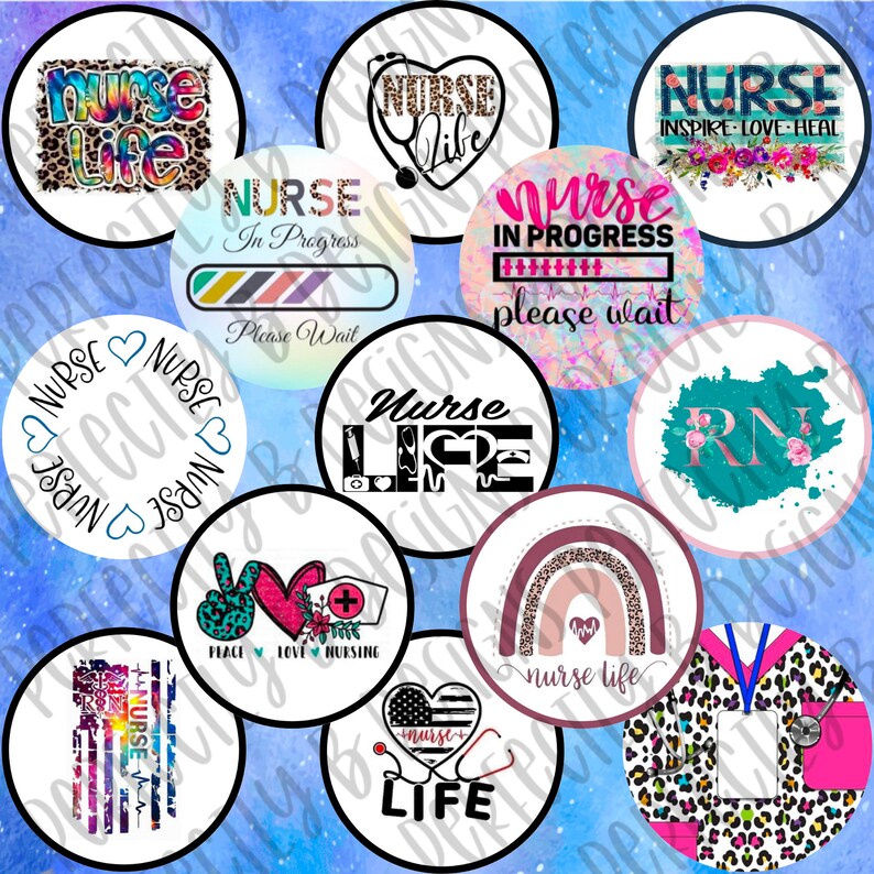 Nurse Life Grab Bag Cardstock Cutouts Cardstock Grab Bag Etsy