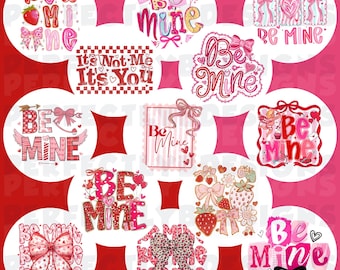 Valentine's Day Cardstock Circle Cutouts | Car Freshie Cardstock Grab Bag