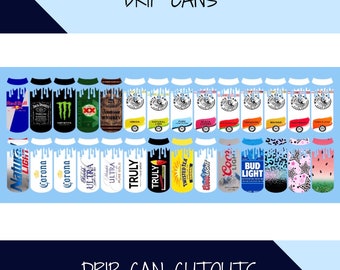 Drip Can Cutouts Grab Bag | Custom Sizes | Freshie Cardstock | Car Freshies | Drip Can Cutouts | Custom Cardstock | Drip Can Freshies