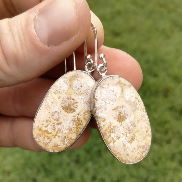 Genuine Agate Earrings* .925 Sterling Silver Earrings* Stone Earrings* Boho Earrings* Handmade* Jewelry* Free Shipping* Gifts