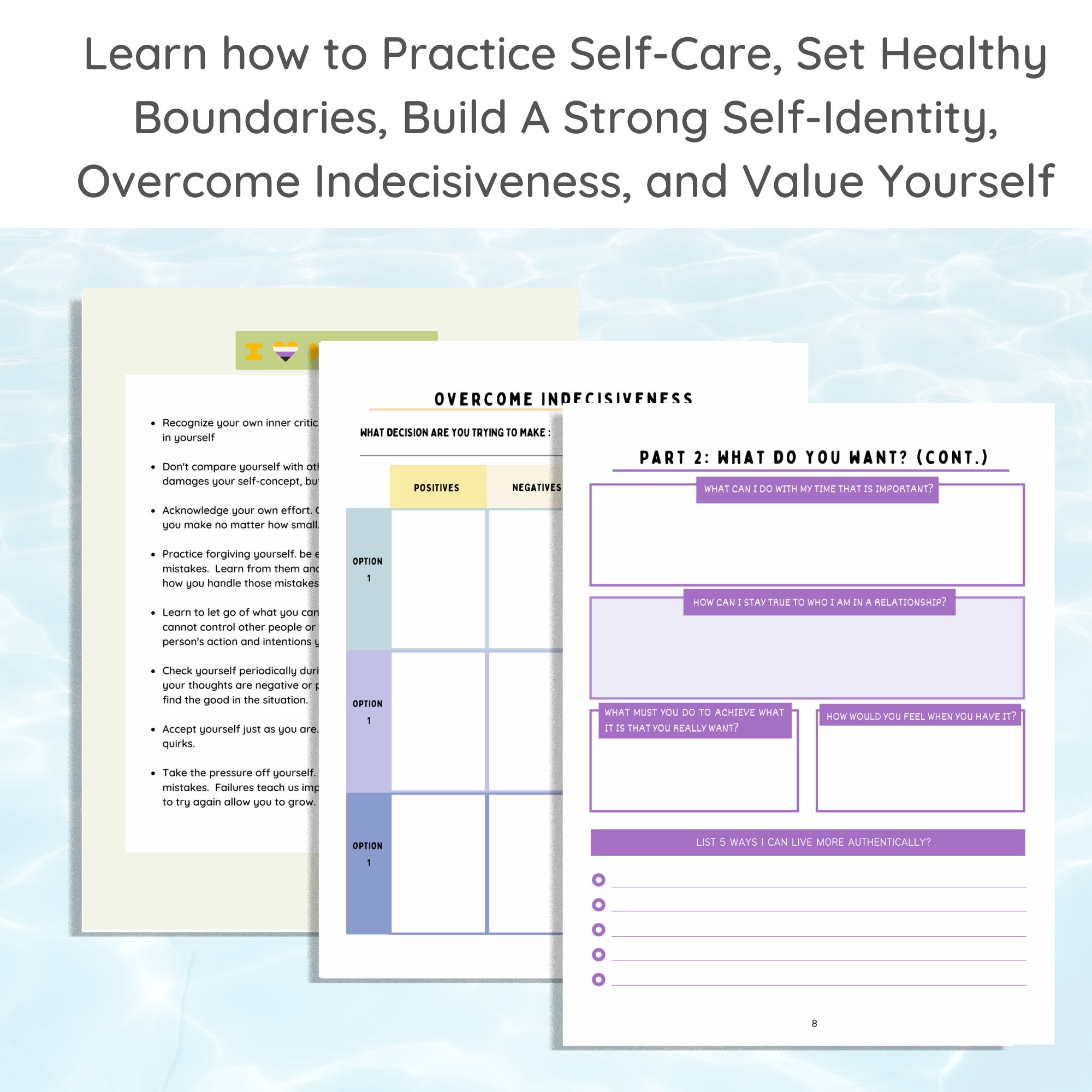 Codependency Journal Workbook Worksheet Book Codependence Etsy