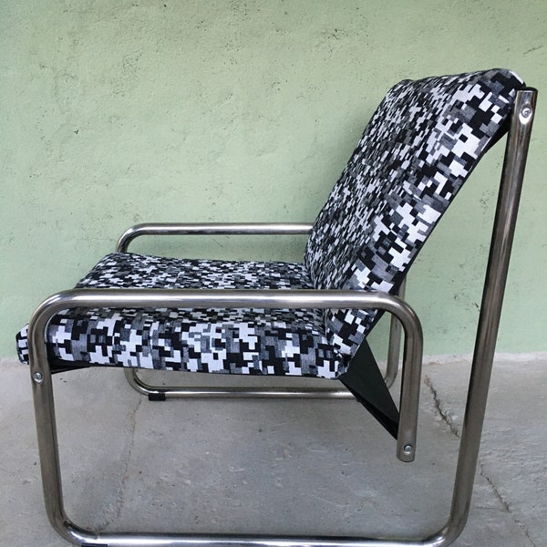 Bauhaus tubular steel cantilever armchair