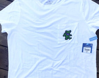 Grateful Dead Pocket Tee - Etsy