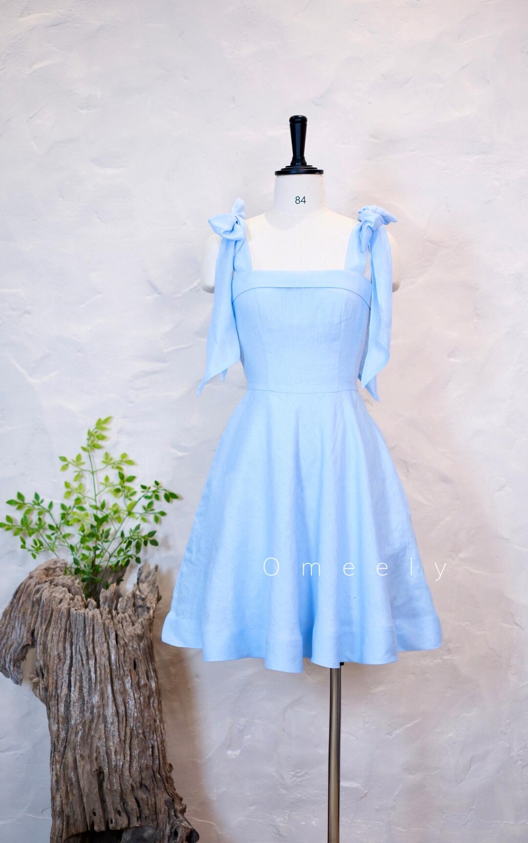 chinese dress ladies Linen Bow Button Mini Dress  Mackenzie & Me
