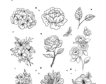 Flowers Coloring Page