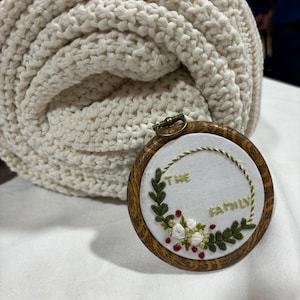 Embroidered Christmas Ornament