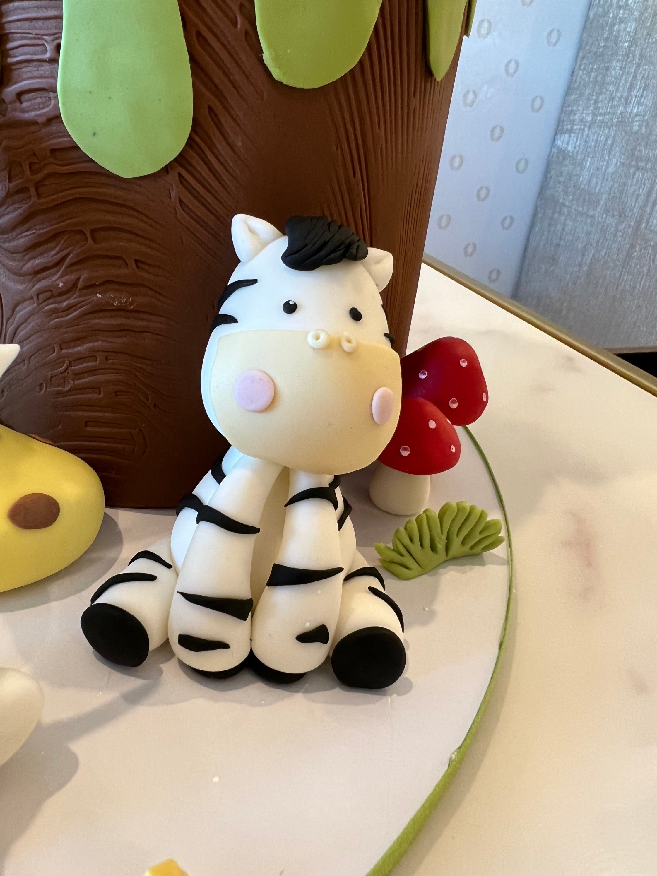 Safari Animals Cake Topper Safaris Baby Shower Edible Cake Etsy