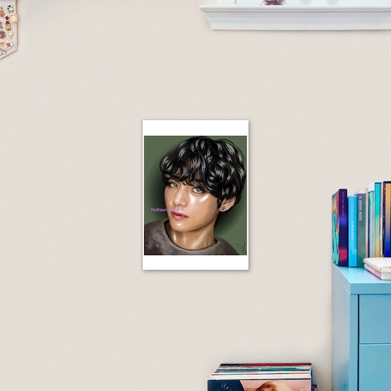 Kim Taehyung (V), From BTS Original K-pop Fanart Print Poster - Etsy