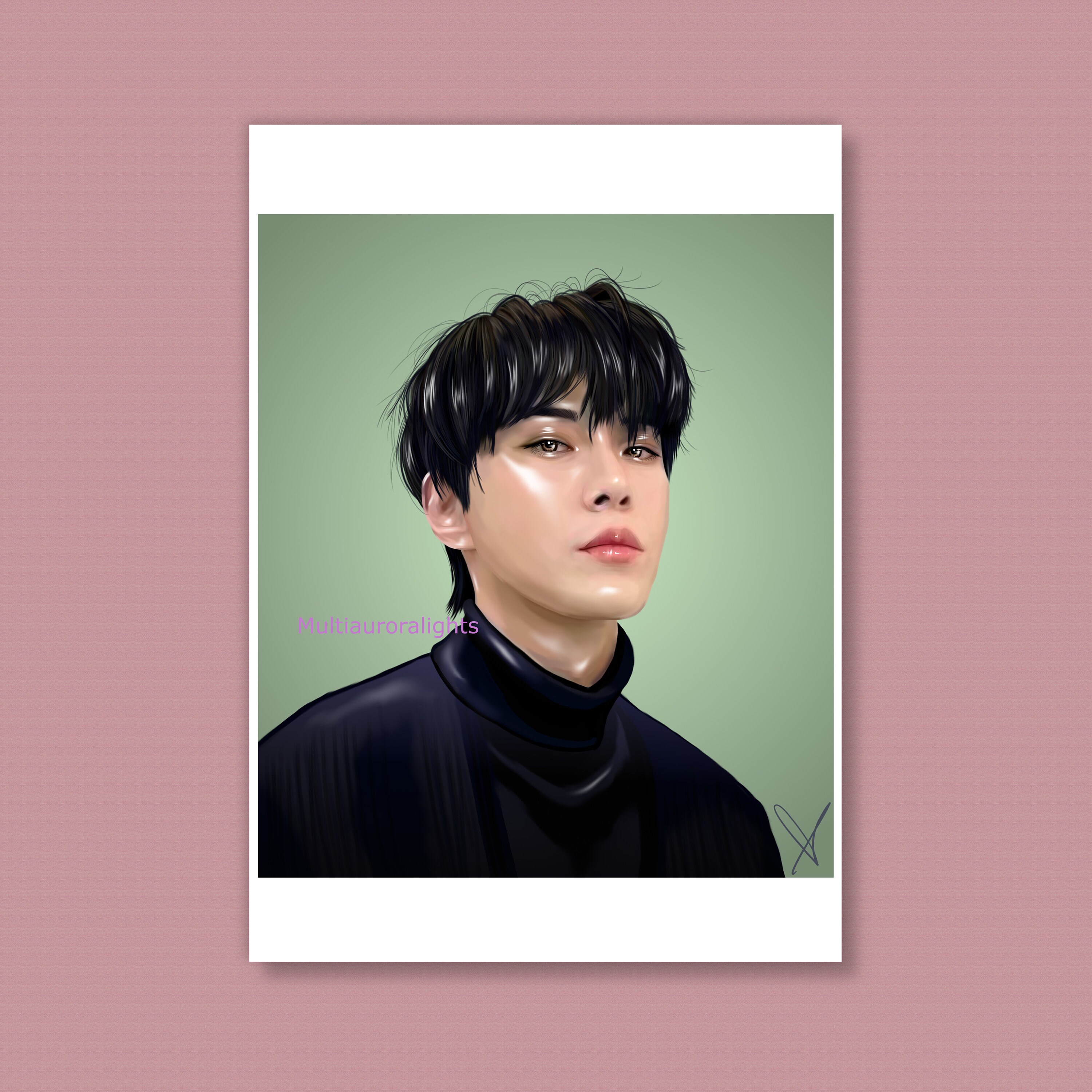 Doyoung From NCT Original Kpop Fanart Print Etsy Australia