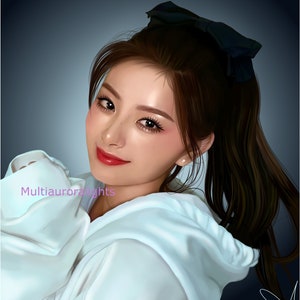 Yiren, from Everglow original k-pop fanart print poster