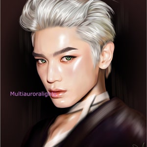 Taeyong, from NCT original k-pop fanart print poster