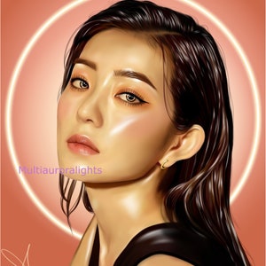 Irene, from Red Velvet original k-pop fanart print poster