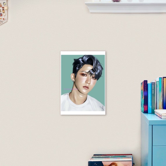 Stray Kidsのチャンビン、オリジナルK-POPファンアートプリント