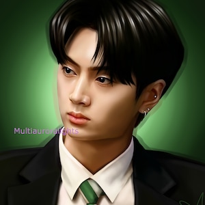 Jay, from Enhypen original k-pop fanart print poster