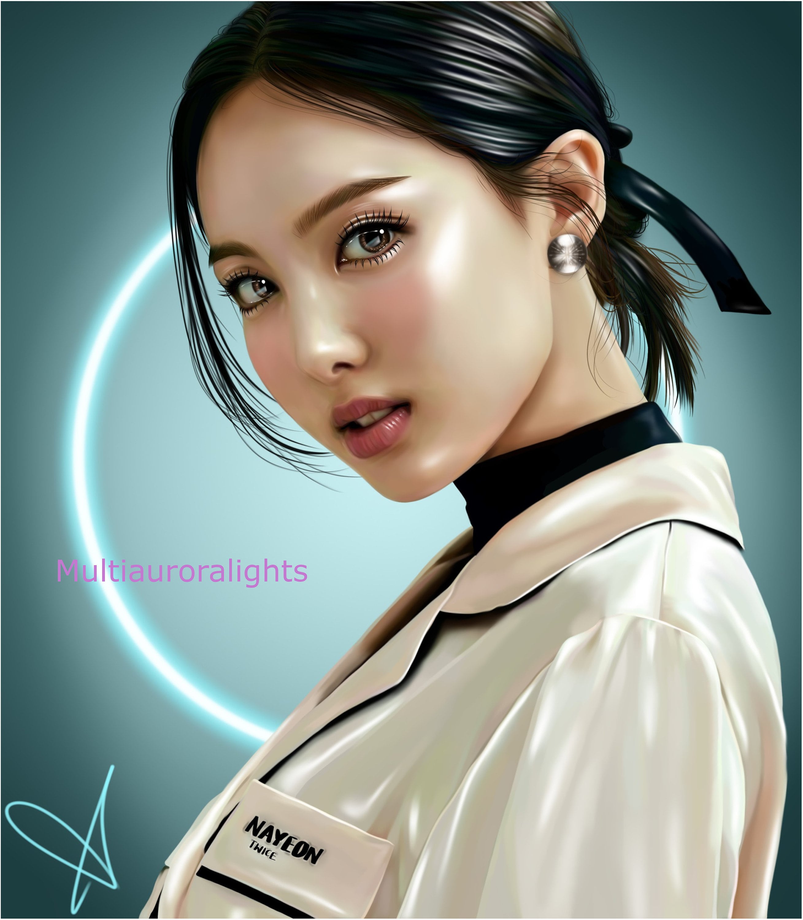 TWICEのナヨン、オリジナルK-POPファンアートプリントポスター - Etsy 日本