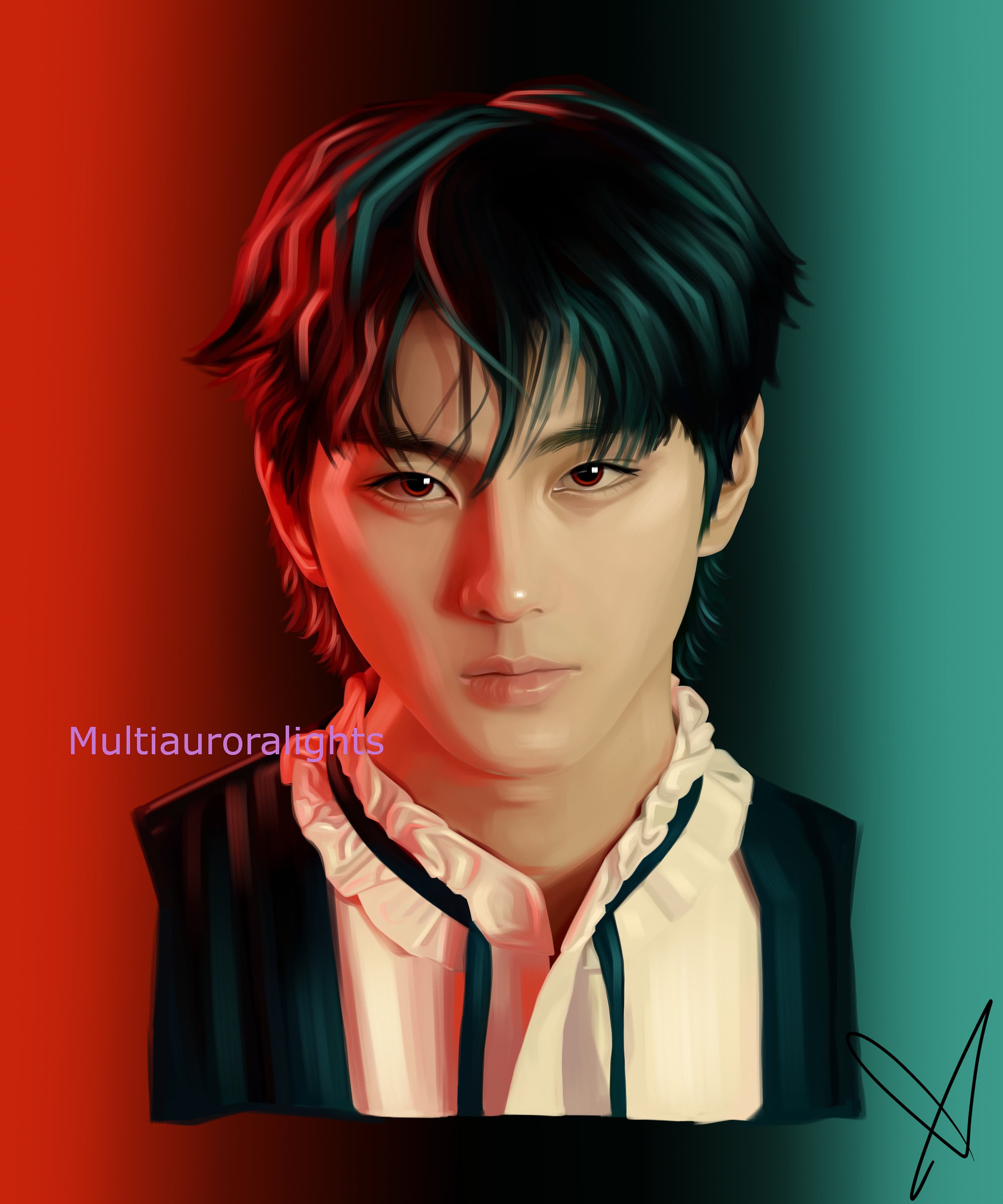 Jungwon, From Enhypen Original K-pop Fanart Print Poster - Etsy