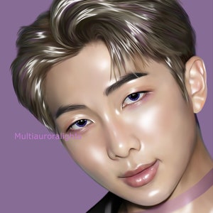 Namjoon (RM), von BTS original k-pop fanart print