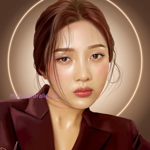 Joy, from Red Velvet original k-pop fanart print poster