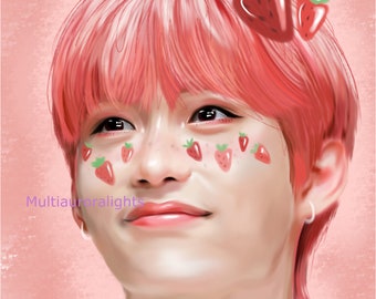 Felix, dal poster originale della fanart k-pop di Stray Kids