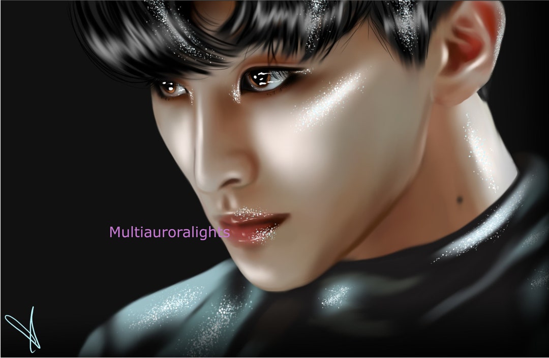 Mark From NCT Original K-pop Fanart Print - Etsy