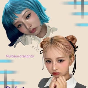 Kpop Ive Minive Naori / Rei クロスステッチパターン - Etsy 日本