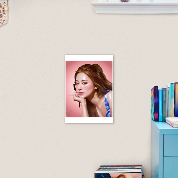 TWICEのツウィ（ピンクバージョン）オリジナルK-POPファンアート