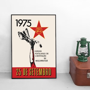 1970-talets propagandaposter för Moçambiques befrielse: Väggkonst med afrikansk avkolonisering
