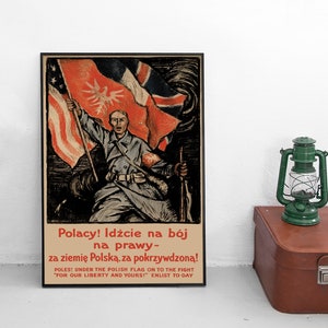 WWI Recruitment Poland: &quot;Under one flag&quot; World war 1