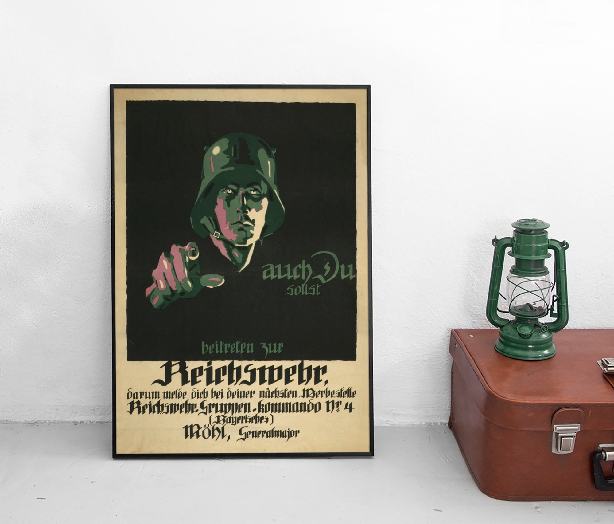 ドイツ帝国第一次世界大戦プロパガンダ ポスター「帝国軍に参加せよ