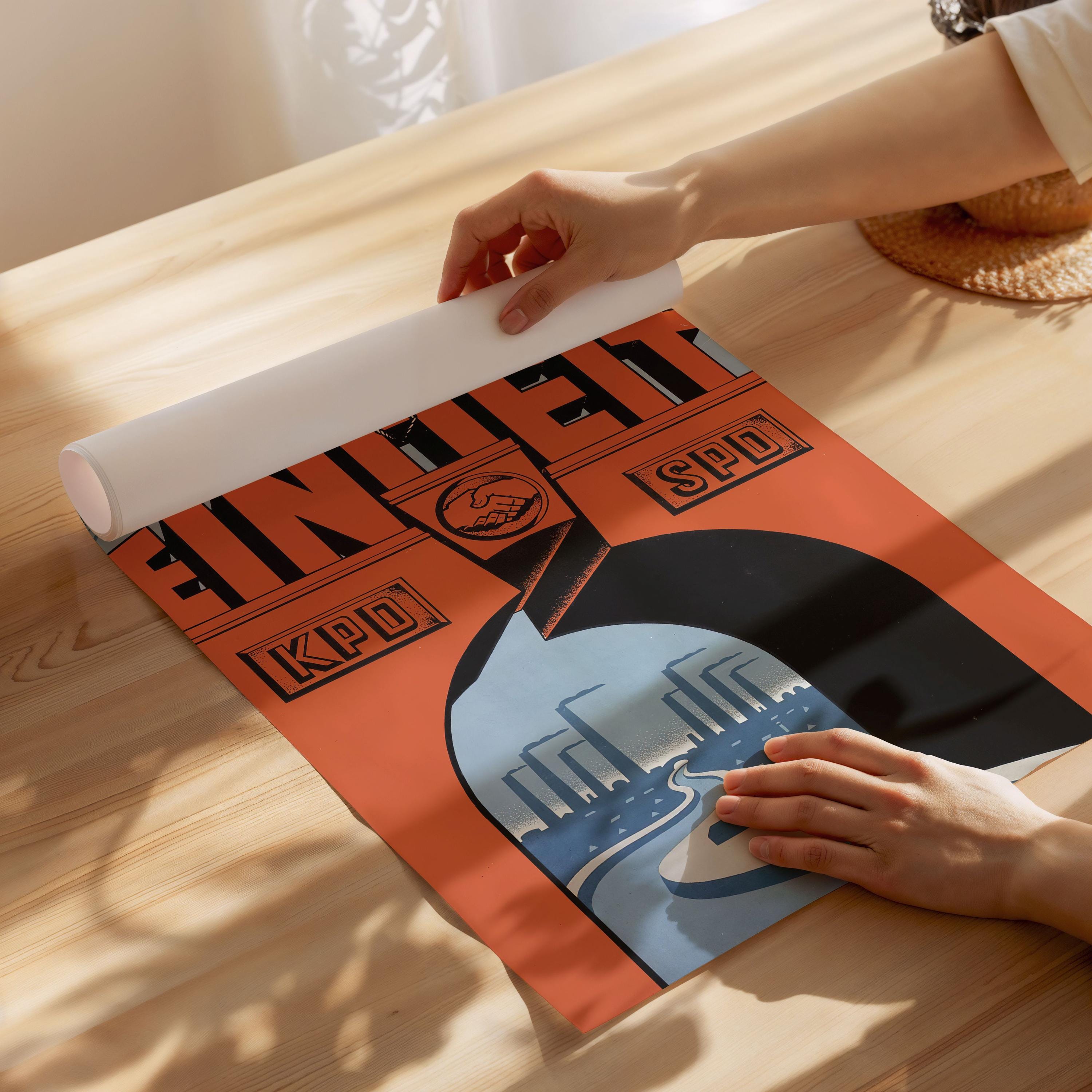 東ドイツのプロパガンダポスター「SED社会主義統一党」 - Etsy 日本