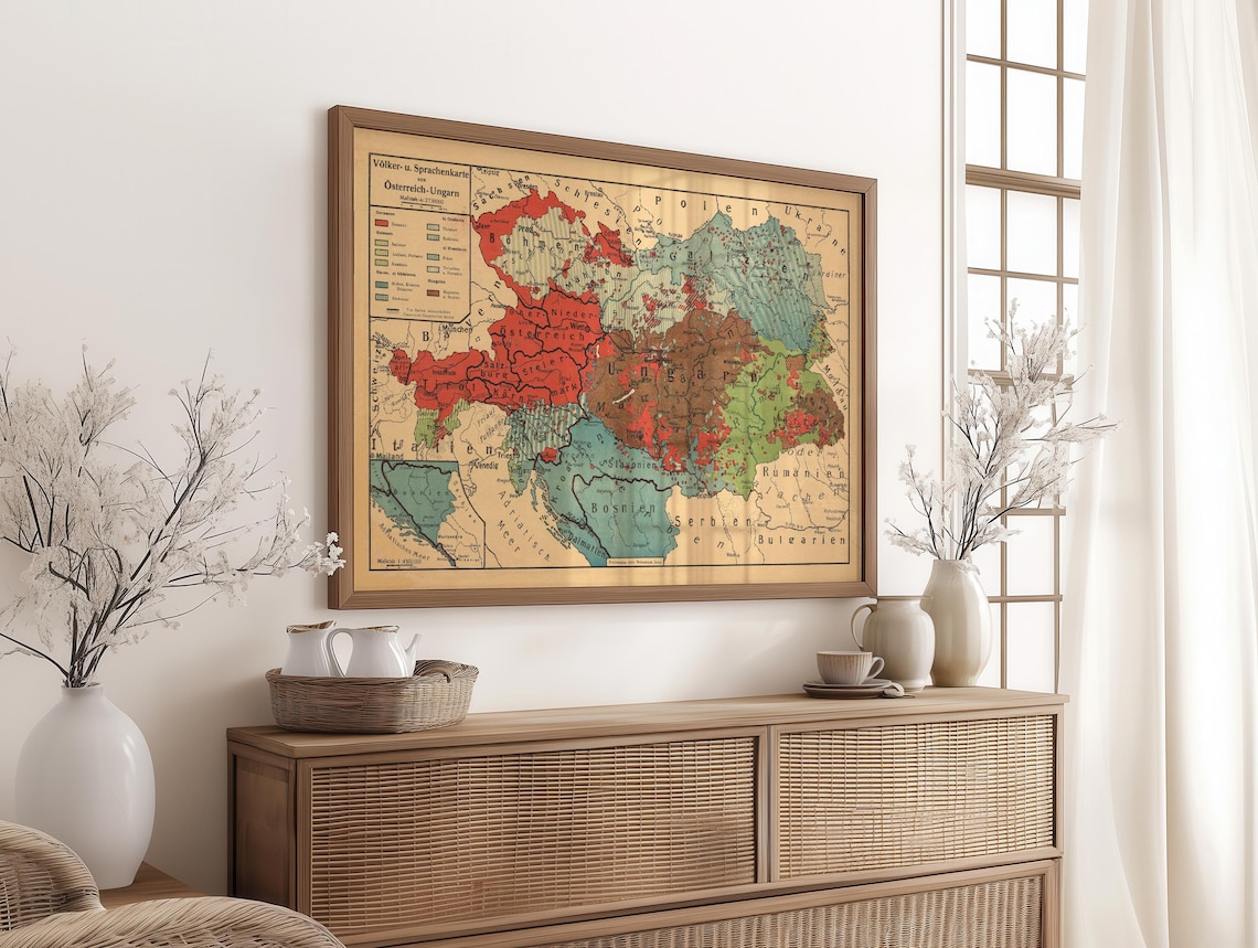 Map of Imperial Austria-hungary 