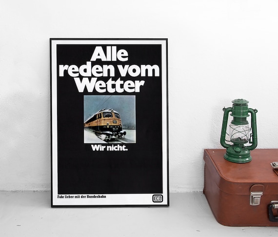 Poster German Railways 