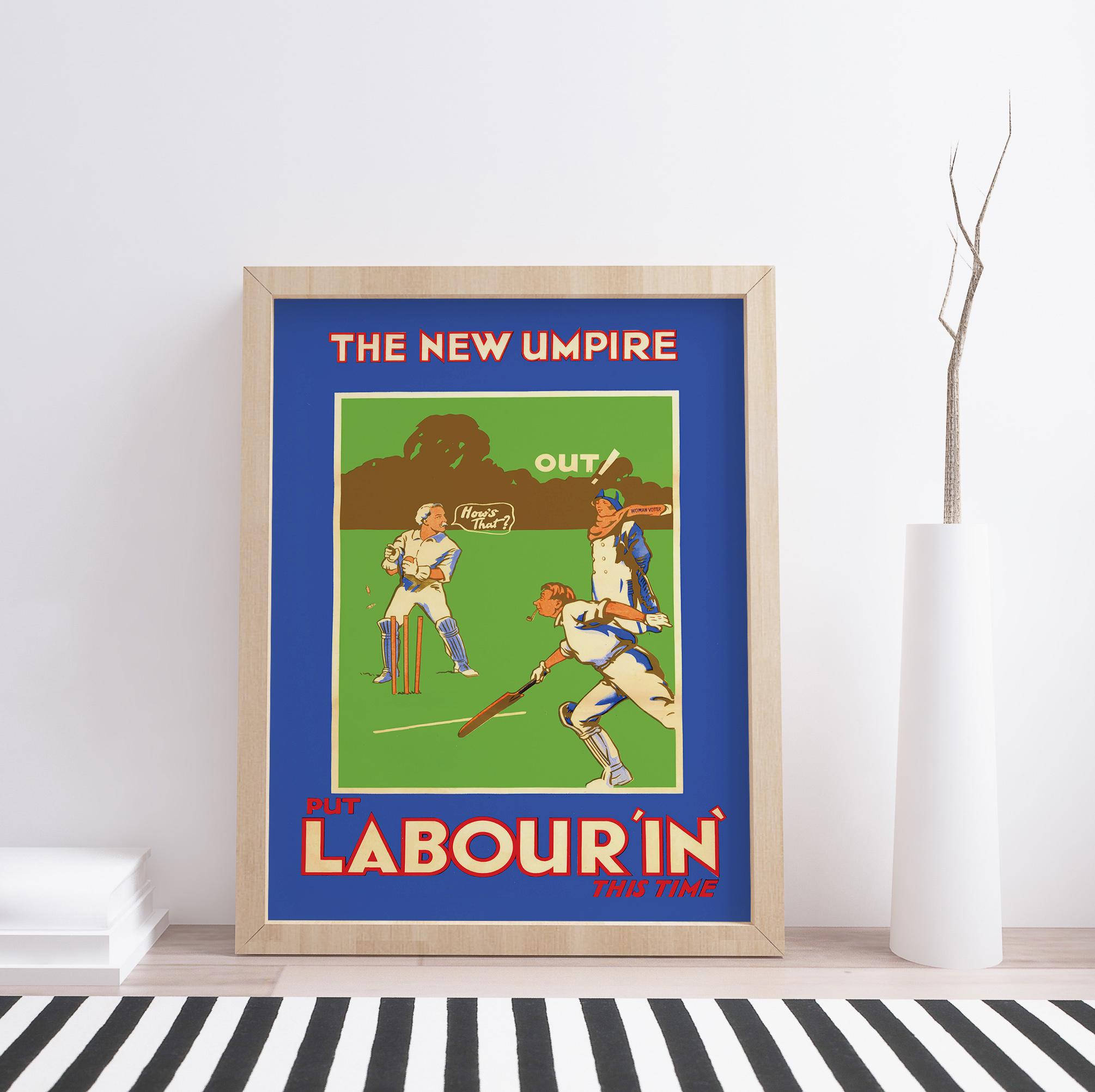 1929年労働党選挙ポスター：イギリス政治史アートプリント - Etsy 日本