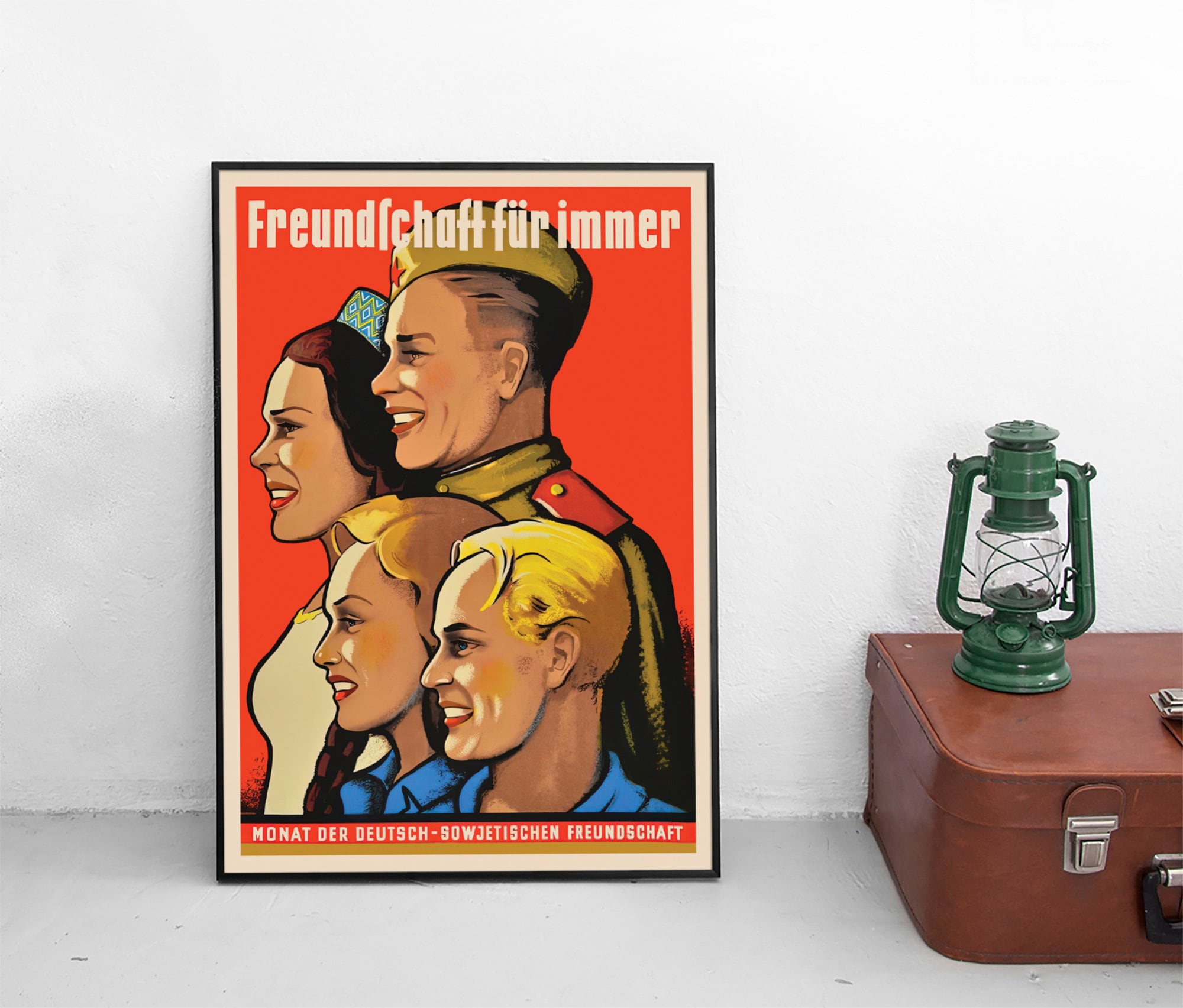 Eastern Germany Propaganda Poster: 