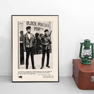 Black panther party poster - Etsy 日本