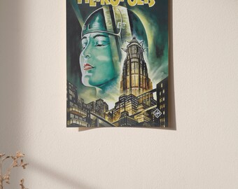 メトロポリス（1927年）映画ポスター：フリッツ・ラング映画、ドイツ