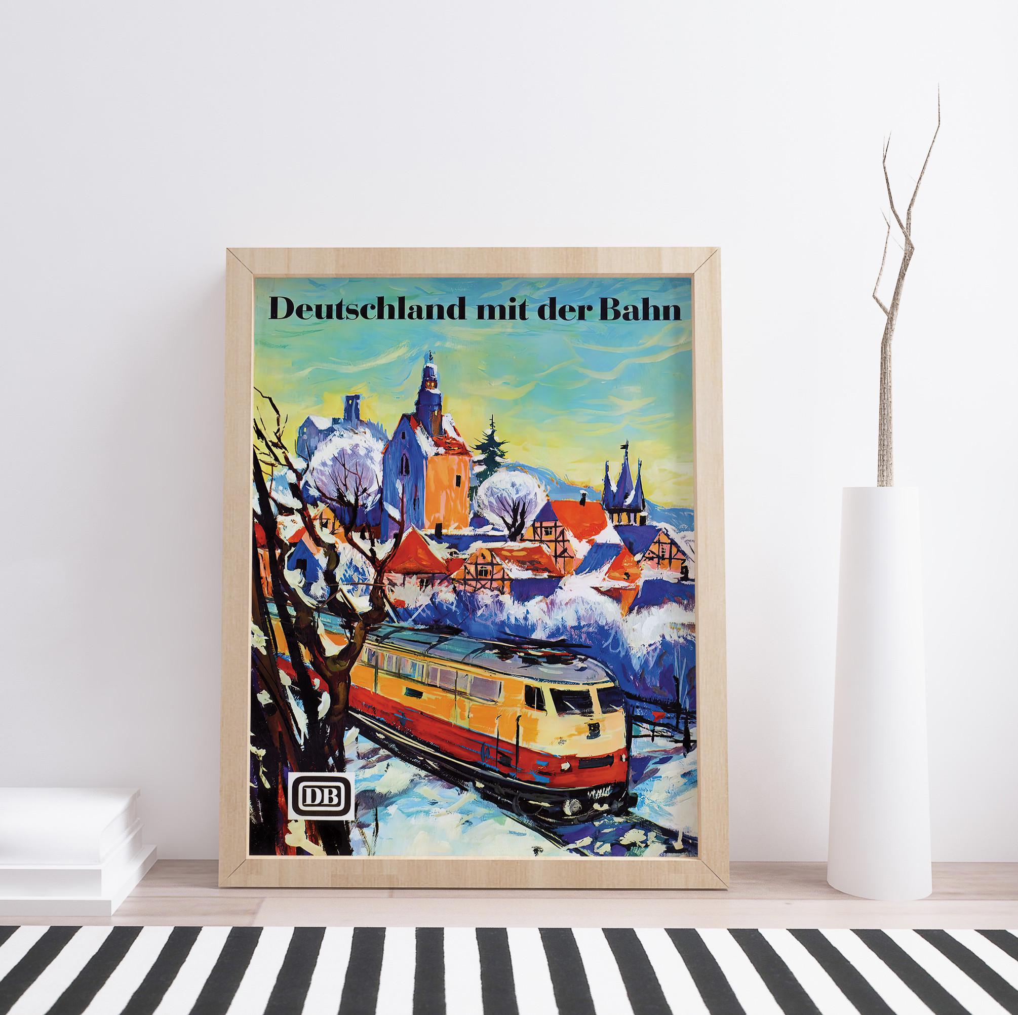 ドイツ連邦の鉄道写真集　BUNDESBAHN ALBUM 1945 - 1960 Poster German Railways 