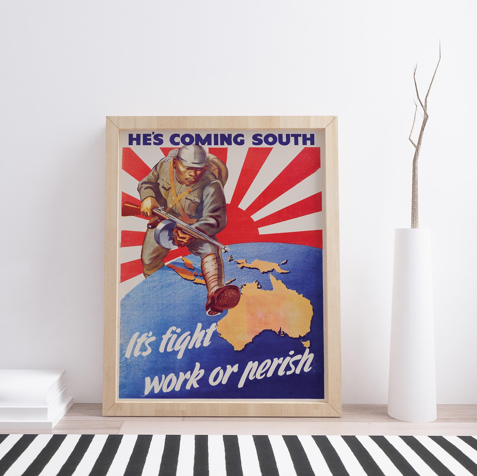 WWII Propaganda Poster: 