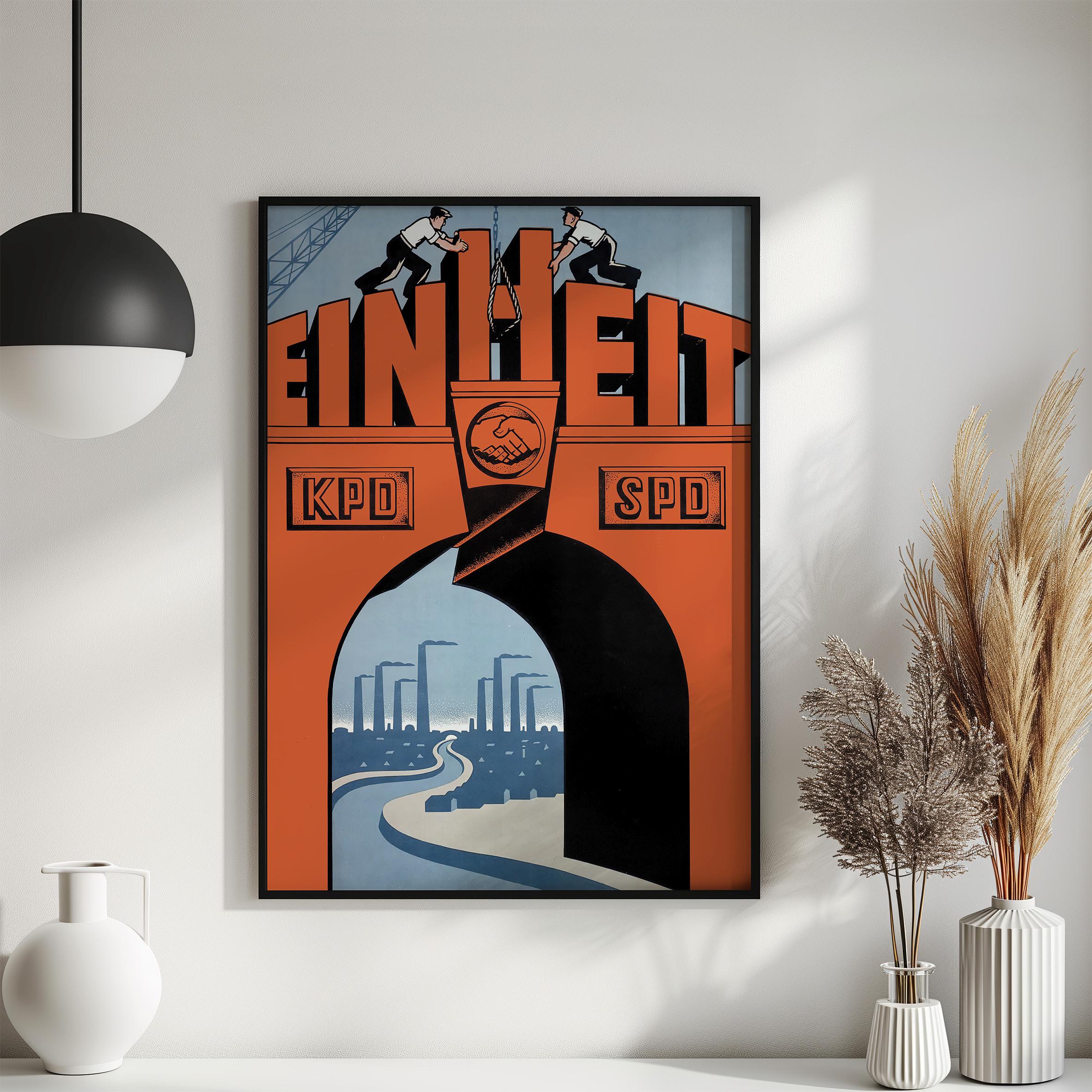 Eastern Germany Propaganda Poster 