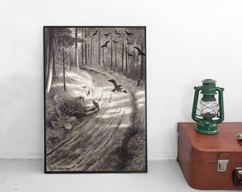 Poster: Theodor Kittelsen "Fattigmannen" (The Pauper)