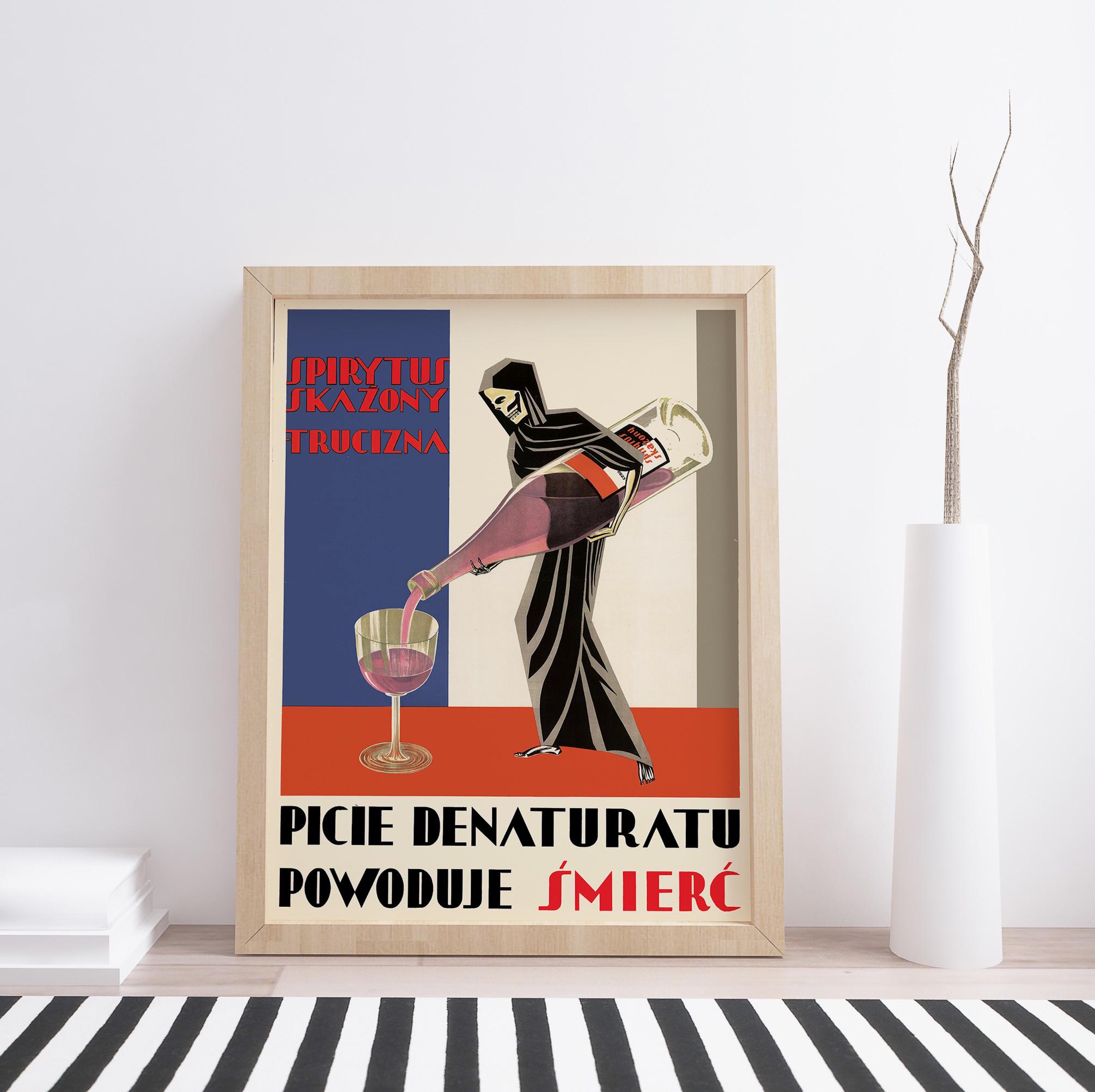 Polish Anti Alcohol Poster 