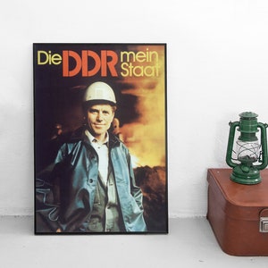 Poster Eastern Germany &quot;GDR. My country&quot; DDR GDR Propaganda Print Wall Art vintage Wall Print