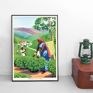 Poster Reisen Indien "Das wundervolle Land" Plakat Kunstdruck home decor Wall Art vintage Wall Print Poster