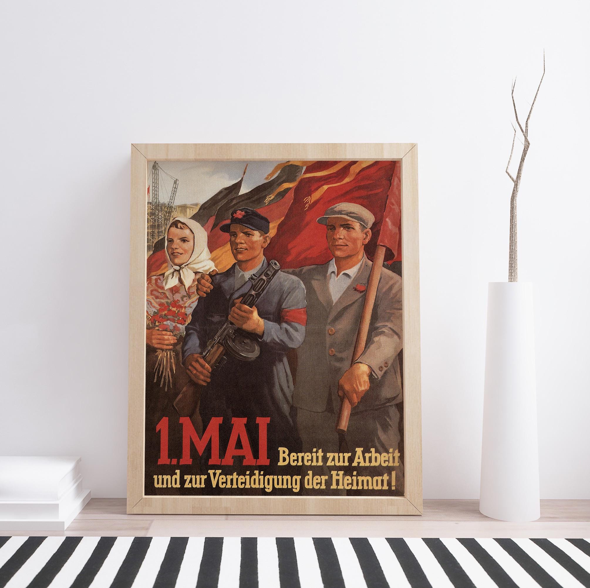 DDR Propaganda Poster: 