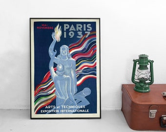San Francisco Worlds Fair 1940 Vintage Canvas Print Poster Fridge
